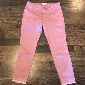 LOFT Purple Modern Skinny Jeans